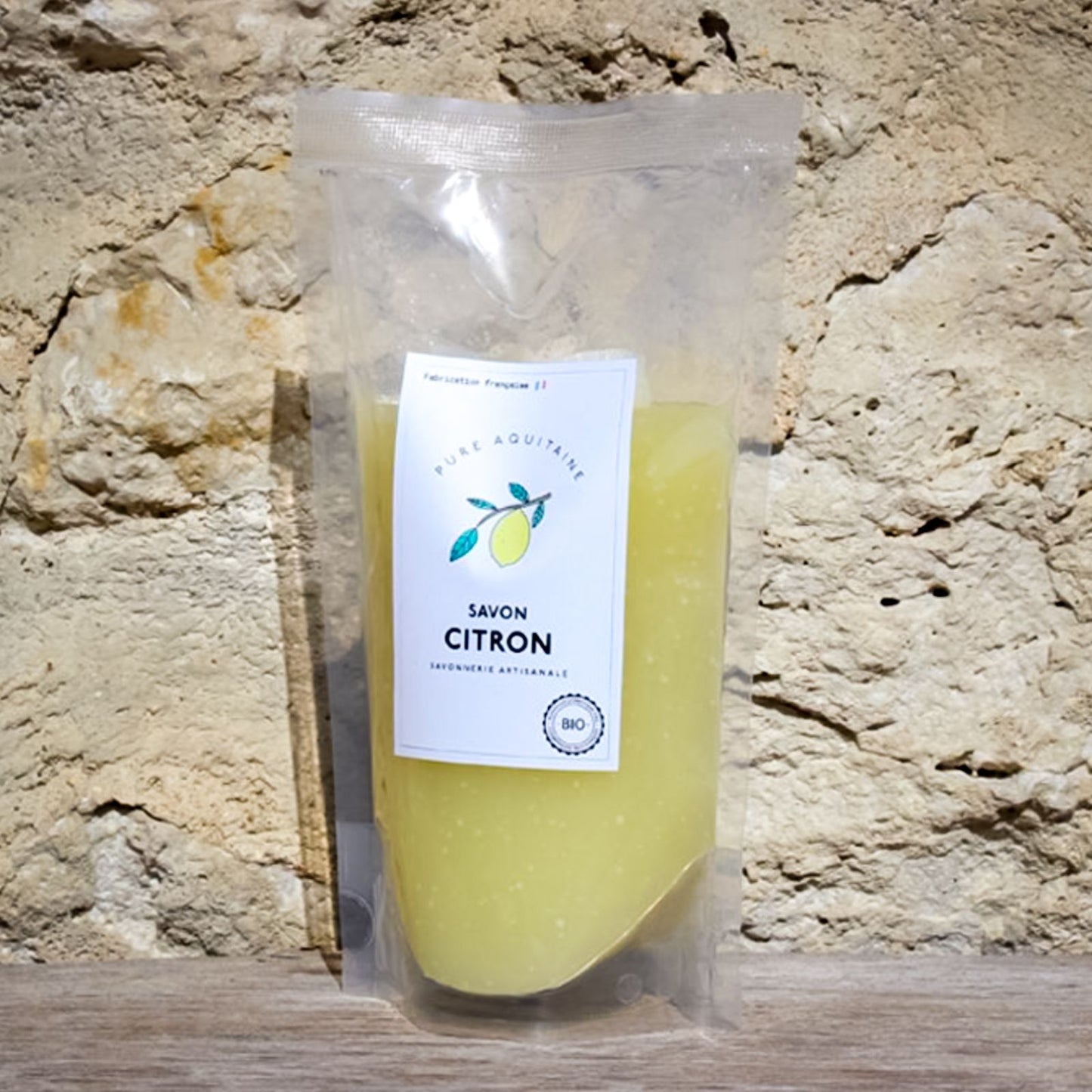 Eco-recharge savon liquide naturel citron BIO - Pure Aquitaine