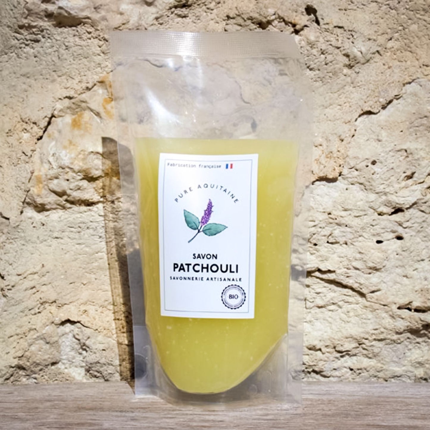 Eco-recharge Savon liquide naturel patchouli BIO - Pure Aquitaine
