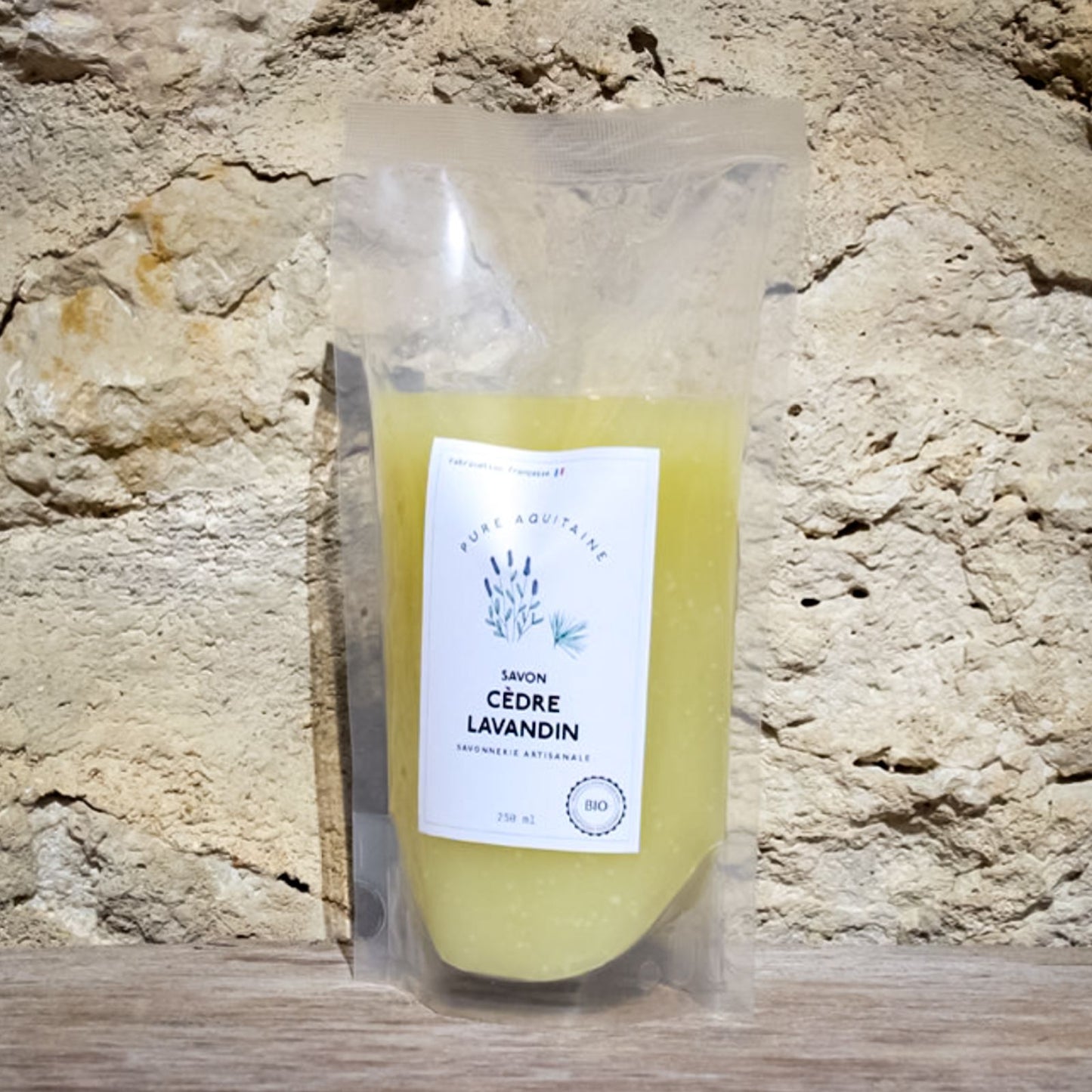 Eco-recharge savon liquide naturel cèdre lavandin BIO - Pure Aquitaine