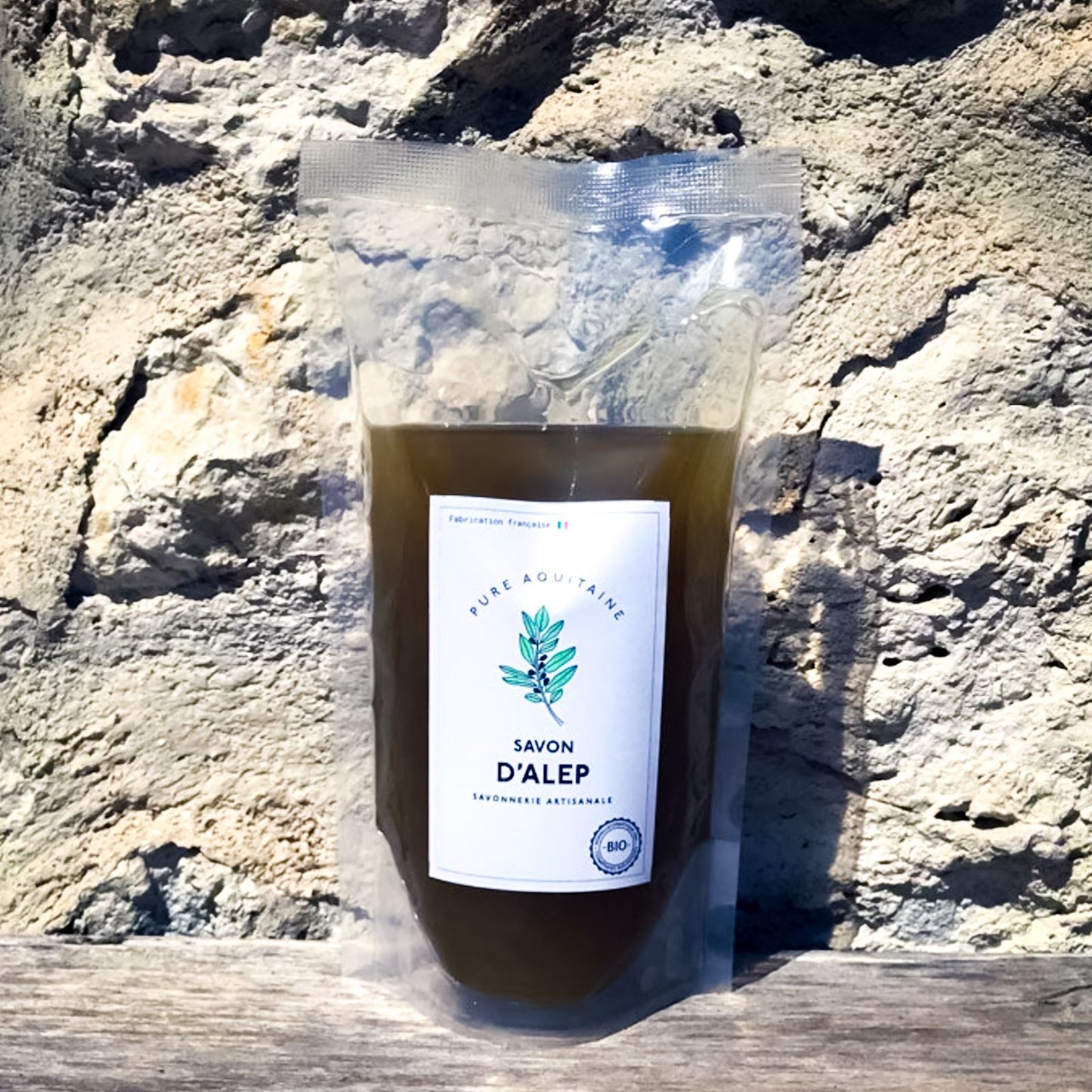 Eco-recharge de savon d'Alep liquide naturel BIO - Pure Aquitaine