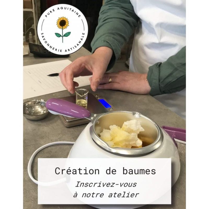 Atelier création de baume naturel 1H30 - Pure Aquitaine