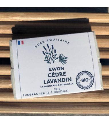 savon invité cèdre lavandin surgras