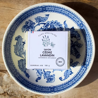 Savon cèdre lavandin BIO - Pure Aquitaine