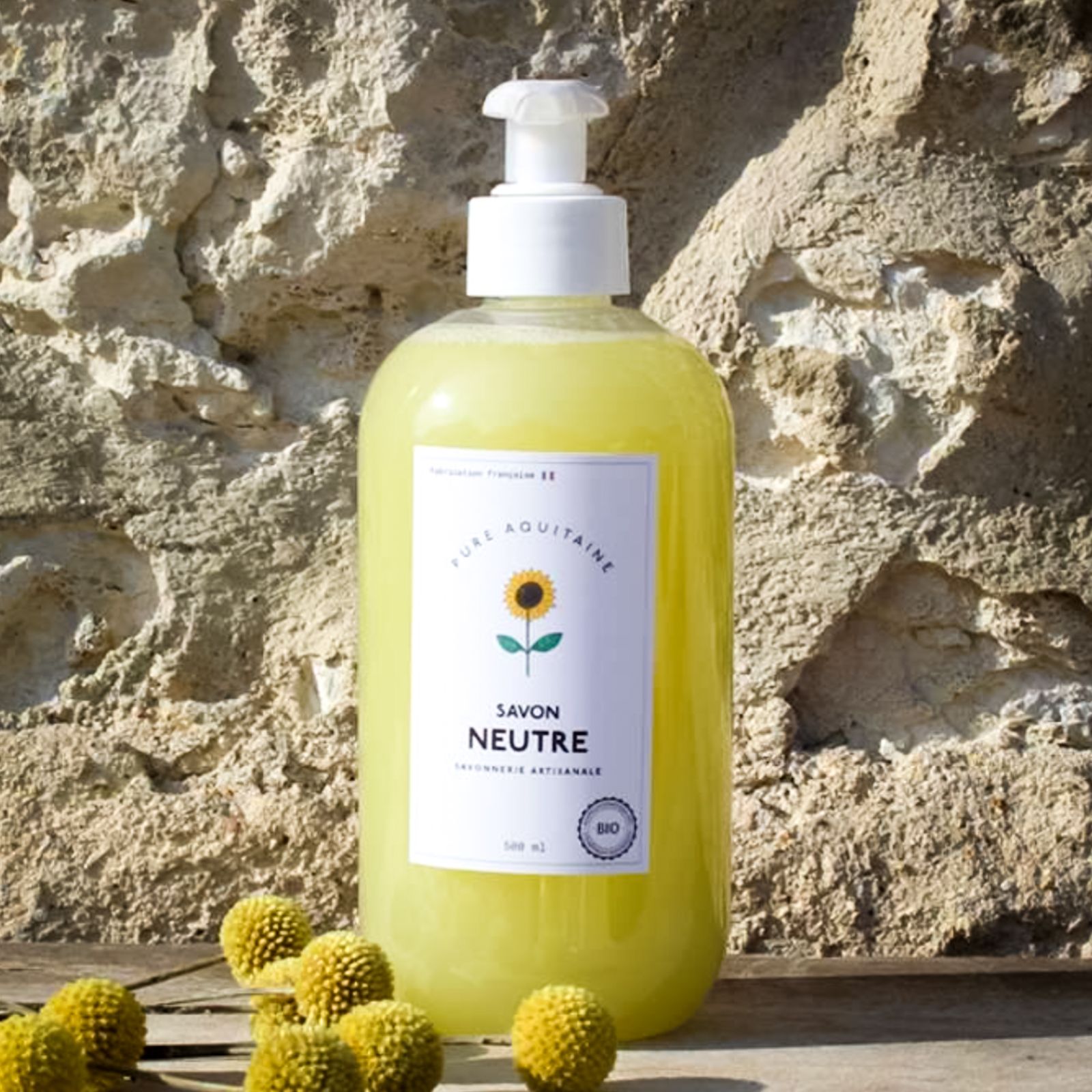 Savon liquide naturel neutre BIO - Pure Aquitaine