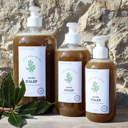 Savon d'Alep liquide naturel BIO - Pure Aquitaine