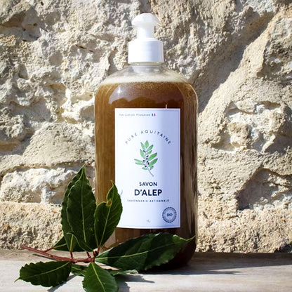 Savon d'Alep liquide naturel BIO - Pure Aquitaine