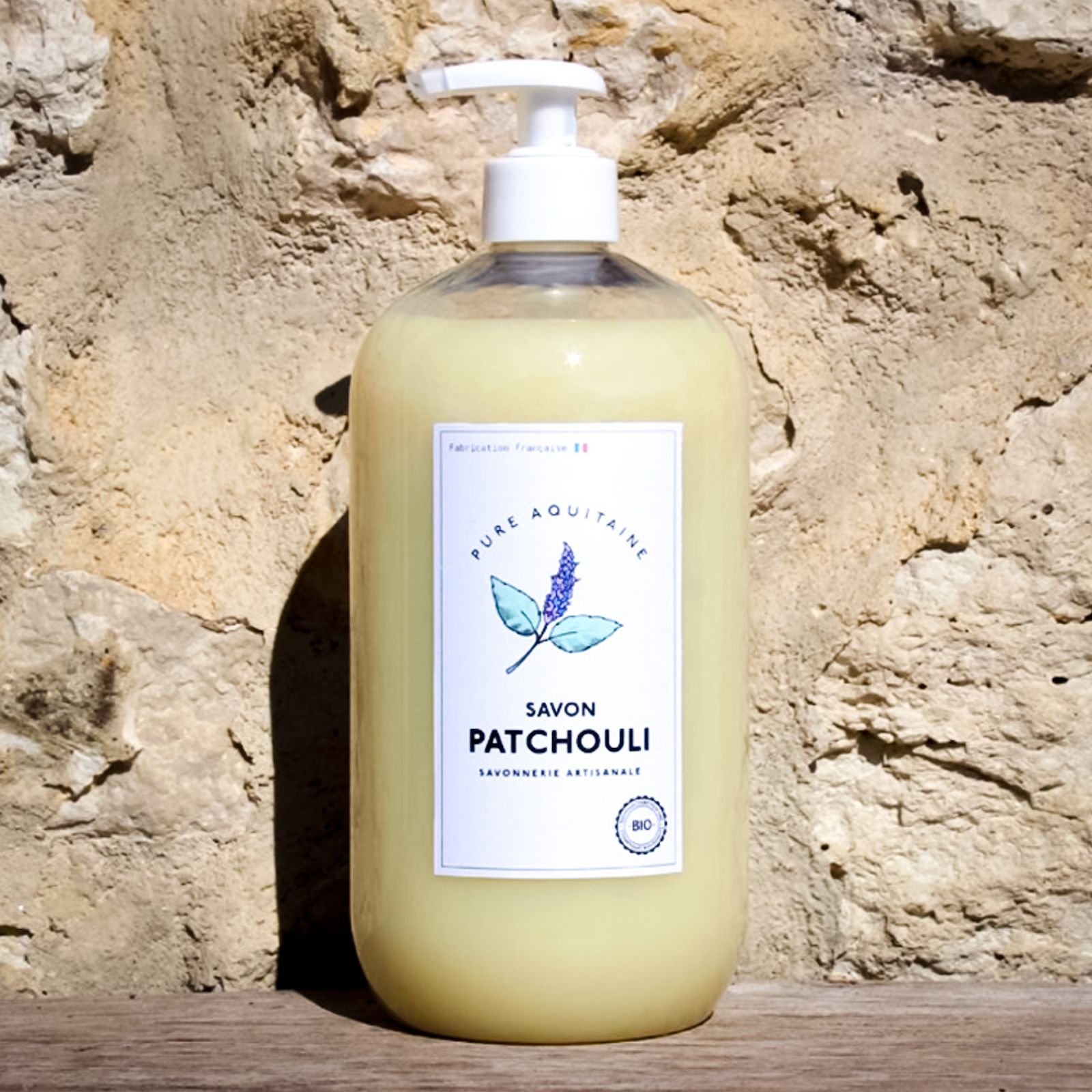 Organic natural patchouli liquid soap – Pure Aquitaine