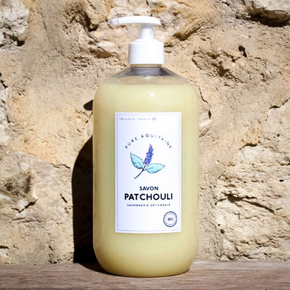 Savon liquide naturel patchouli BIO - Pure Aquitaine
