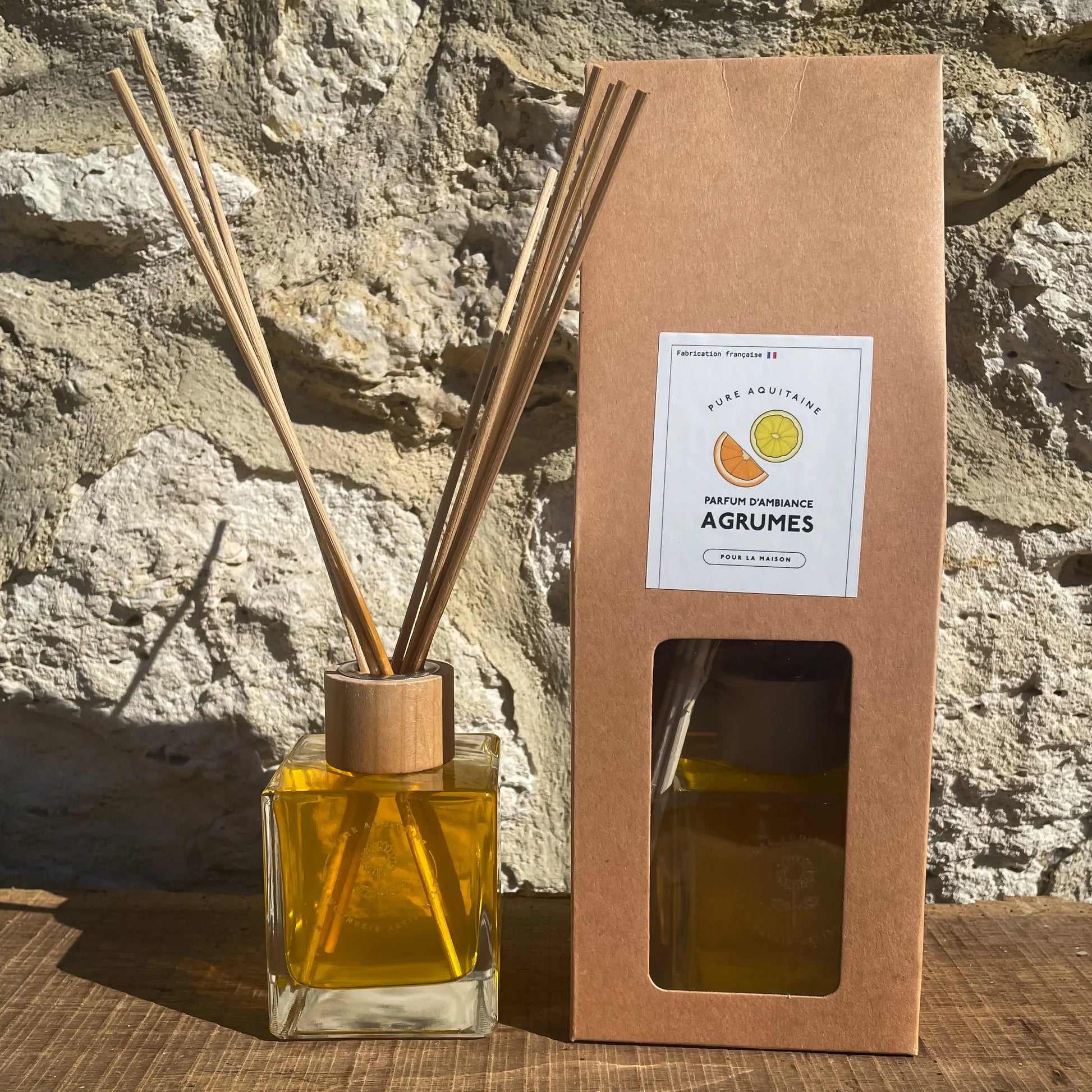 Diffuseur parfum d'ambiance rechargeable Agrumes BIO Pure Aquitaine