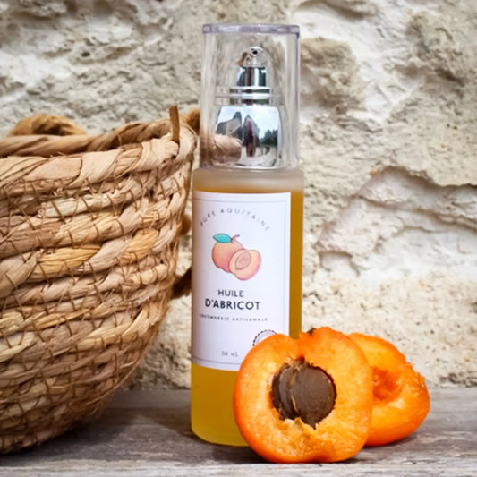 HUILE DE NOYAU D'ABRICOT BIO flacon pompe - Pure Aquitaine