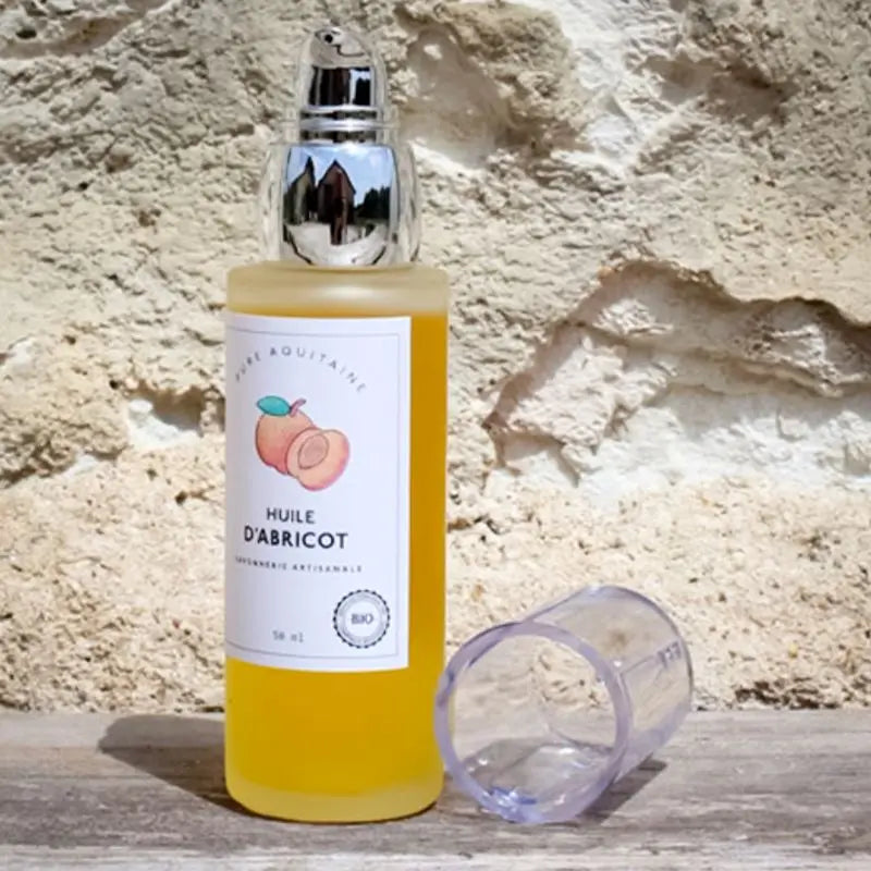 HUILE DE NOYAU D'ABRICOT BIO flacon pompe - Pure Aquitaine
