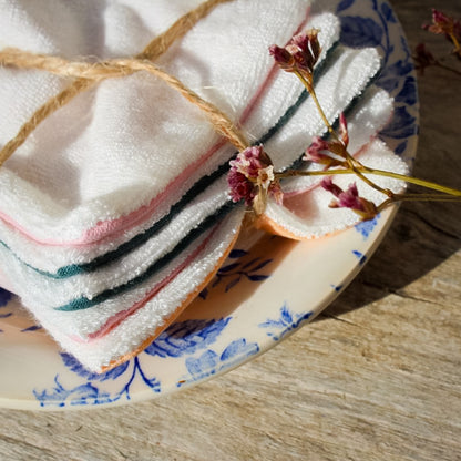 Cotons réutilisables multicolores - Pure Aquitaine