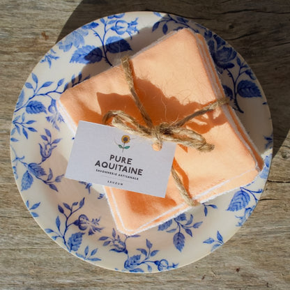 Cotons réutilisables abricot - Pure Aquitaine
