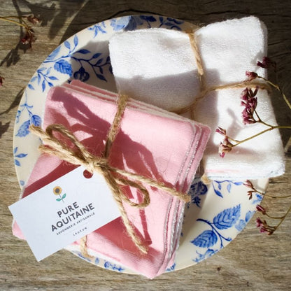Cotons réutilisables magnolia - Pure Aquitaine
