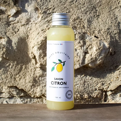 Savon liquide naturel citron BIO - Pure Aquitaine
